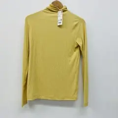 【UNIQLO】シアージャージー タートルネックT Lサイズ