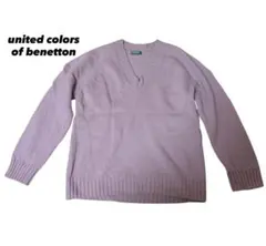 united colors of benetton ニット　Vネック　ウール