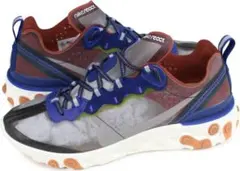 Nike スニーカー リアクトエレメント　ネイビー/グレー/オレンジ
