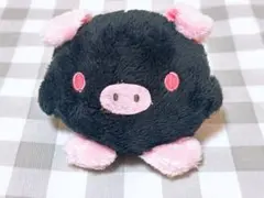 毛糸のぬいぐるみ黒✖️ピンクヒヨコちゃん②個セット編みぐるみ