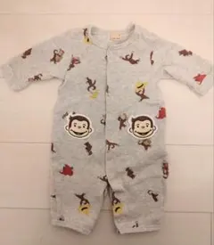 【本日限定値下げ】petit main おさるのジョージロンパース