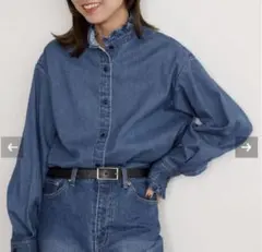 JOURNAL STANDARD relume デニムフリルシャツ