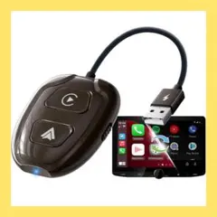 2in1 ワイヤレス CarPlay Android Auto アダプター