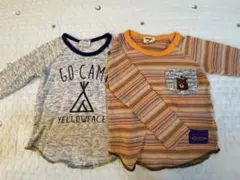 yellowface GO CAMP 長袖カットソー 90サイズ　2枚セット