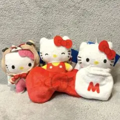 ハローキティ　Deco charmy マスコット　全３種セット　コンプリート