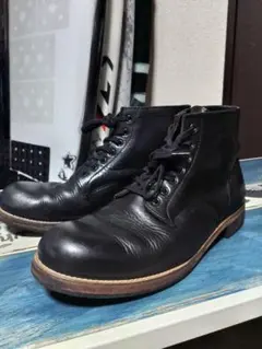 定価4.8万　ヒステリックグラマー　8ホール　レザー　サイドゴアブーツ 定価4.8万 ヒステリックグラマー 8ホール レザー サイドゴア