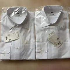 UNIQLO スーパーノンアイロン スリムフィットシャツ M 長袖　2枚セット
