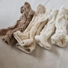 ベビーレックウォーマー3色セット ケーブル編み