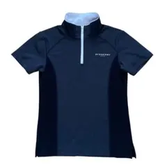 極美品 BURBERRY GOLF ハーフジップ 半袖 シャツ M ブラックのサムネイル