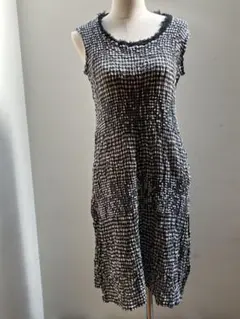 ISSEY MIYAKE me ギンガムチェック ワンピースのサムネイル