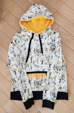 くまのプーさん 総柄パーカー ディズニー LLサイズ ディズニーランド