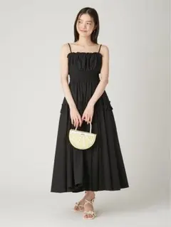 は*は様 大人気　2025ss FRAY I.D フリンジキャミワンピース ホワ は*は様 大人気 2025ss FRAY I.D フリンジキャミワンピース ホワ