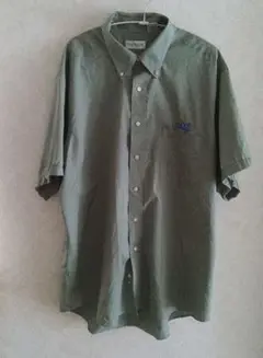Van Heusen 半袖シャツ オリーブグリーン　sizeＬ