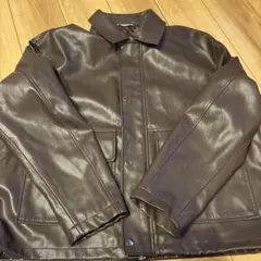 ド*ン様 ZARA フェイクレザージャケット