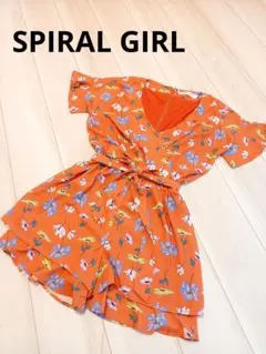 SPIRALGIRL 花柄オールインワンのサムネイル