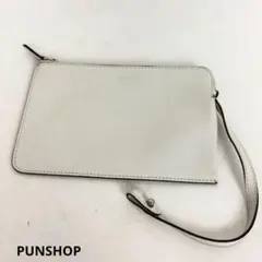 FENDI フェンディ ポーチ コスメポーチ 小物入れ ホワイト 白 レザーのサムネイル
