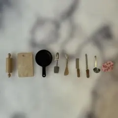 【中古初期当時物】シルバニアファミリー　キッチン用品セット