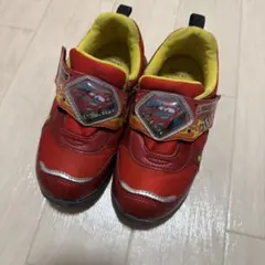 カーズ マックィーン 靴 18cm 光る靴