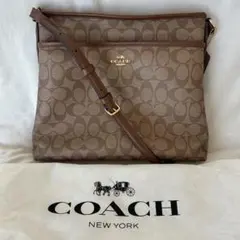 COACH シグネチャー ショルダー バッグ F58297 ブラウン