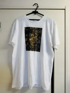 XL｜フィルム風 花柄 フォトTシャツ｜韓国・古着mix系