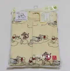 ユニクロ キルトカバーオール くまのプーさん 80 袋開封済 未使用品