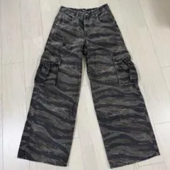 WENWAN 迷彩柄 カーゴパンツ S 即日発送