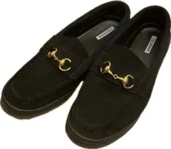 manebu マネブ　BITCH SUEDE　ビットローファー　41のサムネイル