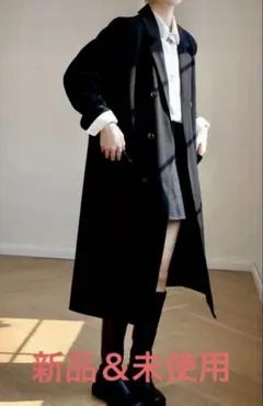 新品＆未使用 韓国系カジュアルブレザー レディース トレンチコート
