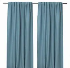 IKEA ヴィルボリ 遮光ドレープカーテン 145×200 2枚セット