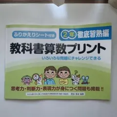 教科書算数プリント2年徹底習熟編