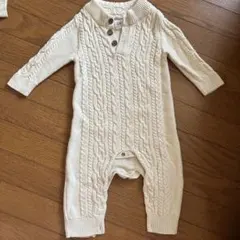 baby GAP ケーブル編みロンパース 12-18ヶ月