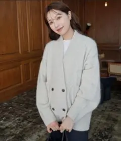 laubeblanc ローブブランBasket Knit Cardigan - メルカリ
