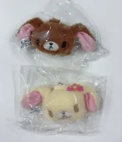 サンリオ シュガーバニーズ ぬいぐるみチャーム くろうさ はなうさ
