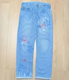 Levi's 66501 W34 花火刺繍 日本製 LVC セルビッジ 2026年最新】66501 リーバイス 花火の人気アイテム - メルカリ