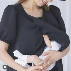 bitnabi 授乳服　スカラップ　ブラウス　夏用　新品未使用