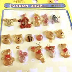ボンボンドロップシールミニ プーさん おすそわけ