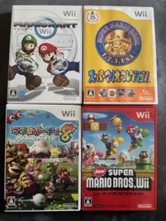 ニンテンドーWii向けスーパーマリオブラザーズ4作品セット