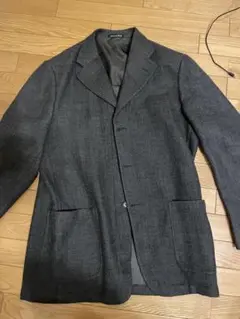 ダークグレー テーラードジャケット イタリア製