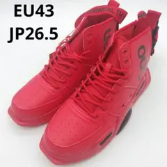 スニーカー メンズ レッド ウォーキング スポーツ