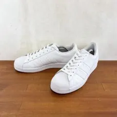 極美品　アディダス　スーパースター　27.0センチ　ホワイト　レザー