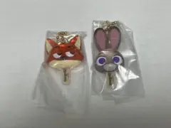ズートピア アイスキャンディチャーム ニック、ジュディのセット①