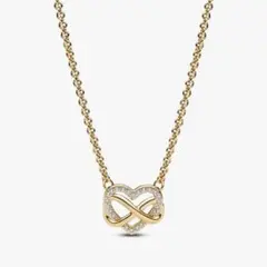 PANDORA Sparkling Infinity Heart ネックレス
