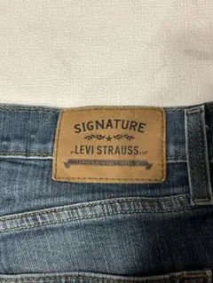 Levi Strauss ダメージ ストレートデニム S