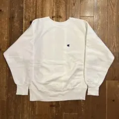 極美品90s★CHAMPION REVERSE WEAVE ホワイト★メキシコ製
