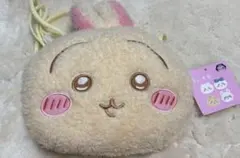 ちいかわ うさぎ ふわふわフェイスポシェット