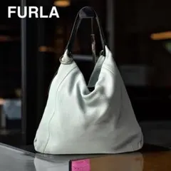 美品✨ FURLA フルラ ワンショルダーバッグ 肩掛け パステルカラー 水色