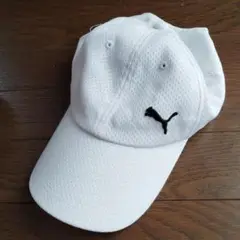 Puma メッシュホワイトキャップ フリーサイズ