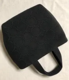 【受注製作】ミナペルホネン dop タンバリン ブラック トートバッグ