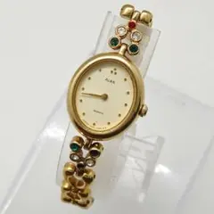 ALBA V400-0520 ジュエリーウォッチ ゴールドカラー 稼働品のサムネイル