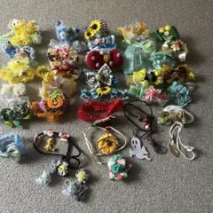 犬用カラフルヘアアクセサリーセット